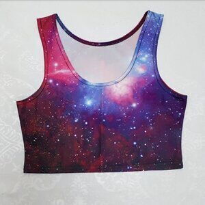 𝅺space Galaxy CANDY Cropped tank top
